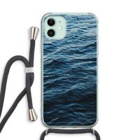 Oceaan: iPhone 11 Transparant Hoesje met koord