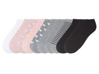 pepperts! 10 paar kinder sokken (roze/grijs/wit/zwart, 39-42)