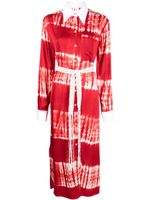 Wales Bonner tie-dye shirt dress - Rouge - thumbnail