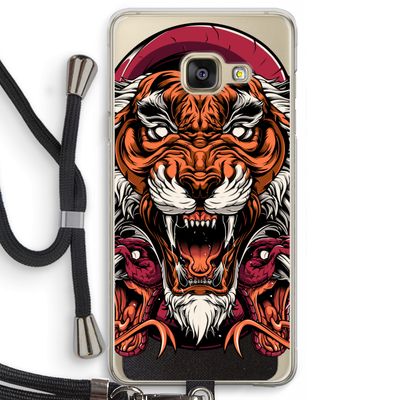 Tiger and Rattlesnakes: Samsung Galaxy A3 (2016) Transparant Hoesje met koord