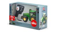 Siku John Deere 8345R Tractor op afstand bestuurbaar 1:32 inclusief controller metaal/kunststof groen werkt op batterijen compatibel met onderdelen - thumbnail