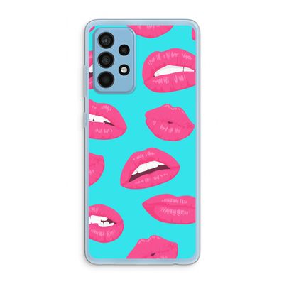 Bite my lip: Samsung Galaxy A52 Transparant Hoesje