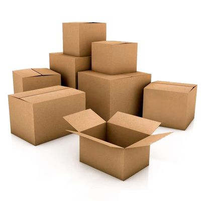 Amerikaanse vouwdozen enkele golf 400 x 300 x 200 mm - Bundel met 100 dozen