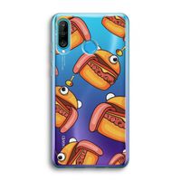Hamburger: Huawei P30 Lite Transparant Hoesje