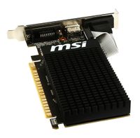 MSI GT 710 2GD3H LP grafische kaart VGA, DVI, HDMI, Low-Profile - thumbnail