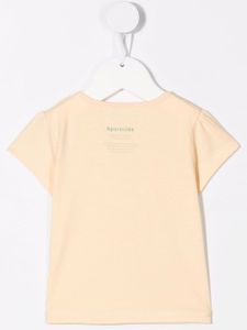 Knot t-shirt à imprimé graphique - Jaune