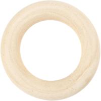 Creativ Company Ring hout, d 35 mm, 8 stuk/ 1 doos