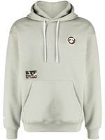 AAPE BY *A BATHING APE® hoodie en jersey à patch logo - Vert - thumbnail