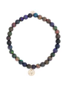 Sydney Evan bracelet Tiny Sitting Buddha en or 14ct à perles