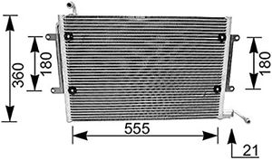 Condensor, airconditioning AC172000S