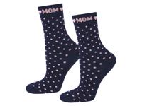 Soxo Moederdag sokken (Donkerblauw)