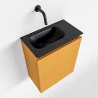 Toiletmeubel Mondiaz Ture | 40 cm | Meubelkleur Ocher | Eden wastafel Urban Links | Zonder kraangat