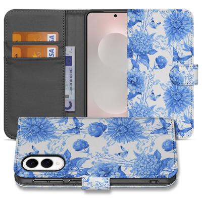 Hoesje voor Samsung Galaxy S25 Edge Flowers Blue