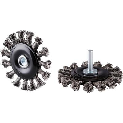 Rhodius 353046 Rhodius SRBZGS, 12 stuks ronde borstel 75 x 12 x 18 x 6,0 mm, geklopt, Topline, voor staal 12 stuk(s)
