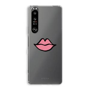 Kusje: Sony Xperia 1 III Transparant Hoesje
