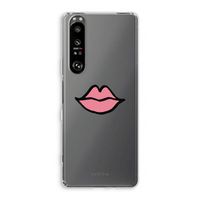 Kusje: Sony Xperia 1 III Transparant Hoesje