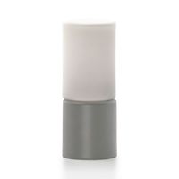 Home sweet home cilinder tafellamp klein antraciet / wit glas