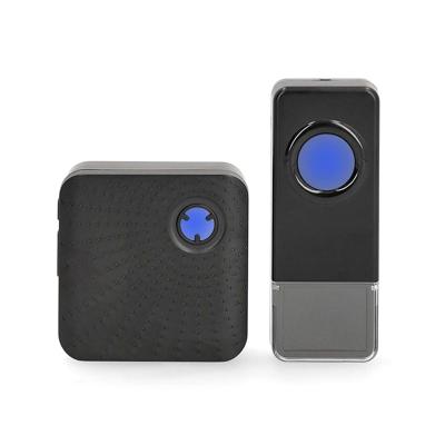 Nedis Draadloze Deurbelset | Netvoeding | 100 - 240 V AC 50/60 Hz | 1x 23A 12V | Volume: 110 dB | Signaalbereik: 150 m | IP55 | Instelbaar volume | 58