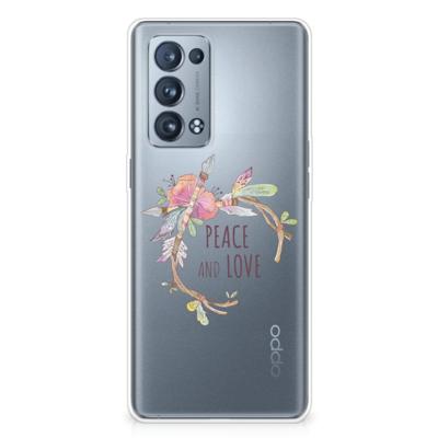 OPPO Reno 6 Pro Plus 5G Telefoonhoesje met Naam Boho Text OPPO Reno 6 Pro Plus 5G Telefoonhoesje met Naam Boho Text