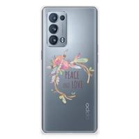 OPPO Reno 6 Pro Plus 5G Telefoonhoesje met Naam Boho Text