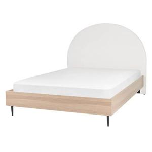 Beliani - MILLAY - Bed - Wit - 140 x 200 cm - Stof