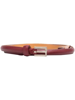 Gianfranco Ferré Pre-Owned ceinture fine en cuir (années 1990) - Rouge