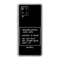 Mijn Motto's: Samsung Galaxy A42 5G Transparant Hoesje