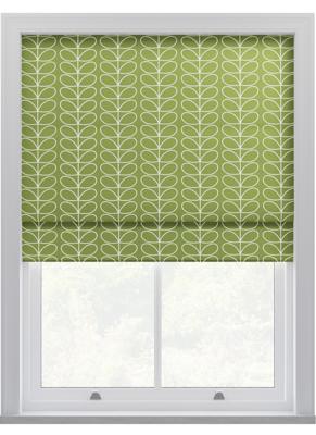 Orla Kiely - Vouwgordijnen - Linear Stem Krijtachtig Groen