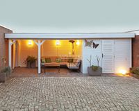 Lugarde Tuinhuis PR47 840x240 cm - 28 mm- Plat dak- Hout- Lugarde