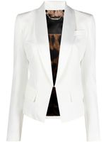 Philipp Plein blazer à simple boutonnage - Blanc