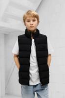 Malelions Nylon Padded Bodywarmer Kids Zwart - Maat 152 - Kleur: Zwart | Soccerfanshop