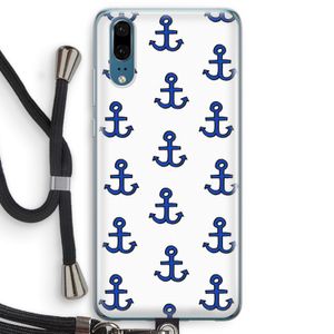 Ankers: Huawei P20 Transparant Hoesje met koord