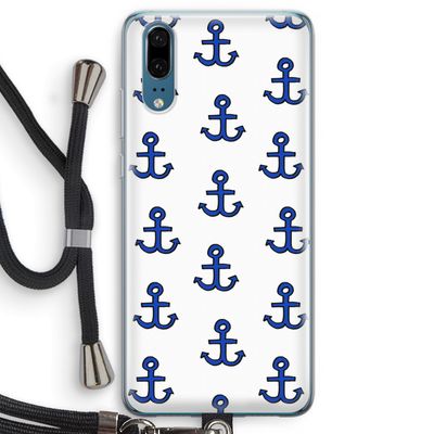 Ankers: Huawei P20 Transparant Hoesje met koord