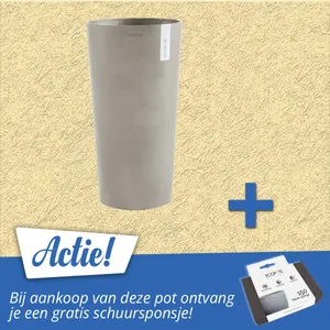 Bloempot Extra Hoog Amsterdam 90 cm Taupe Ecopots