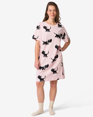 HEMA Takkie damesnachthemd Fiona jersey lichtroze (lichtroze)