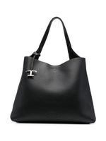 Tod's sac cabas à breloque logo - Noir