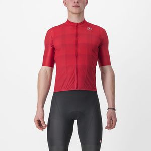 Castelli Livelli korte mouw fietsshirt rood heren XL