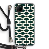 Moroccan tiles: Huawei P40 Lite Transparant Hoesje met koord