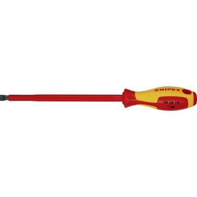 Knipex VDE VDE Platte schroevendraaier Kopbreedte: 10 mm Koplengte: 200 mm DIN EN 60900