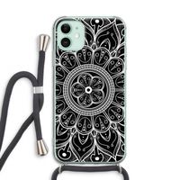 Roses Are Red: iPhone 11 Transparant Hoesje met koord