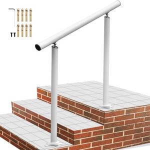 VEVOR Balustrade Trap Leuning Trapleuning Lengte 91,4cm Leuning Wandleuning Wandtrap Trapleuning Hoogte 86,4cm Roestvrij Staal Banister Rail