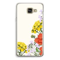 Wilde bloemen: Samsung Galaxy A5 (2016) Transparant Hoesje