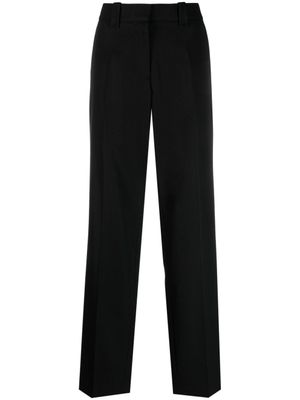 Rabanne pantalon en laine vierge à coupe ample - Noir