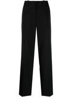 Rabanne pantalon en laine vierge à coupe ample - Noir