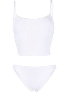 Hunza G maillot de bain Strap en maille - Blanc