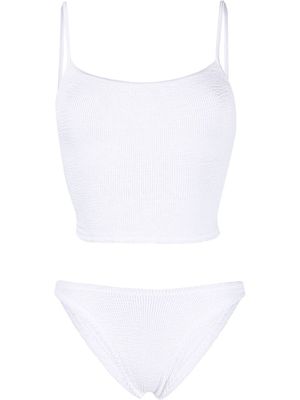 Hunza G maillot de bain Strap en maille - Blanc
