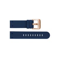 TW Steel horlogeband TWB587 Silicoon Blauw 22mm