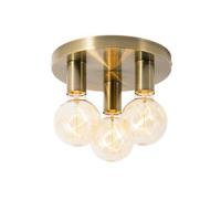 QAZQA Moderne plafondlamp brons rond - Facil - thumbnail