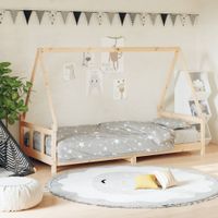 Kinderbedframe 90x190 cm massief grenenhout