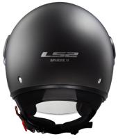 LS2 jethelm "of558 sphere ii solid" helmet of558 sph. ii solid xl matt black